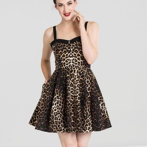 Hell Bunny Leopard Print Dress